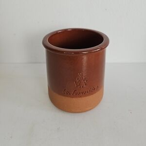 La Fermière Pottery Yogurt Pot terracotta ceramic container France